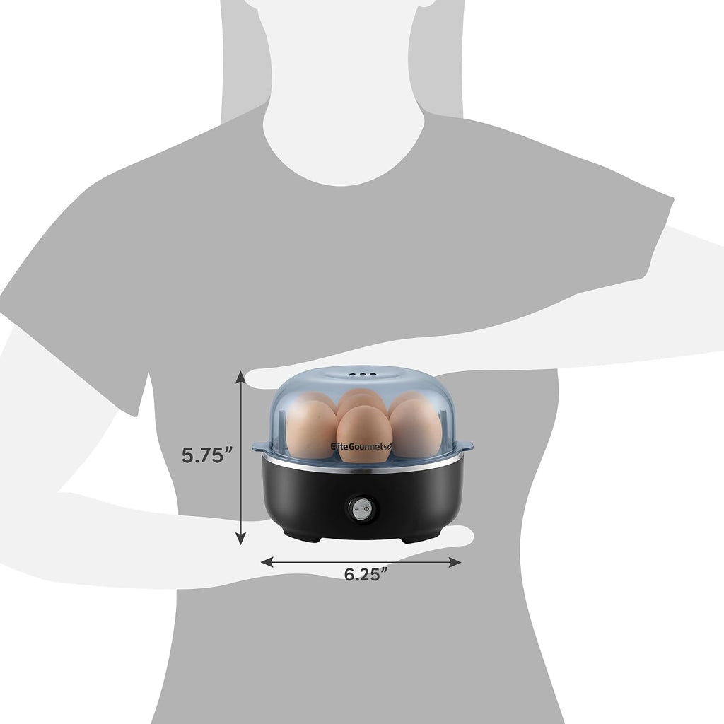 Elite Gourmet™ 7-Egg Automatic Egg Cooker